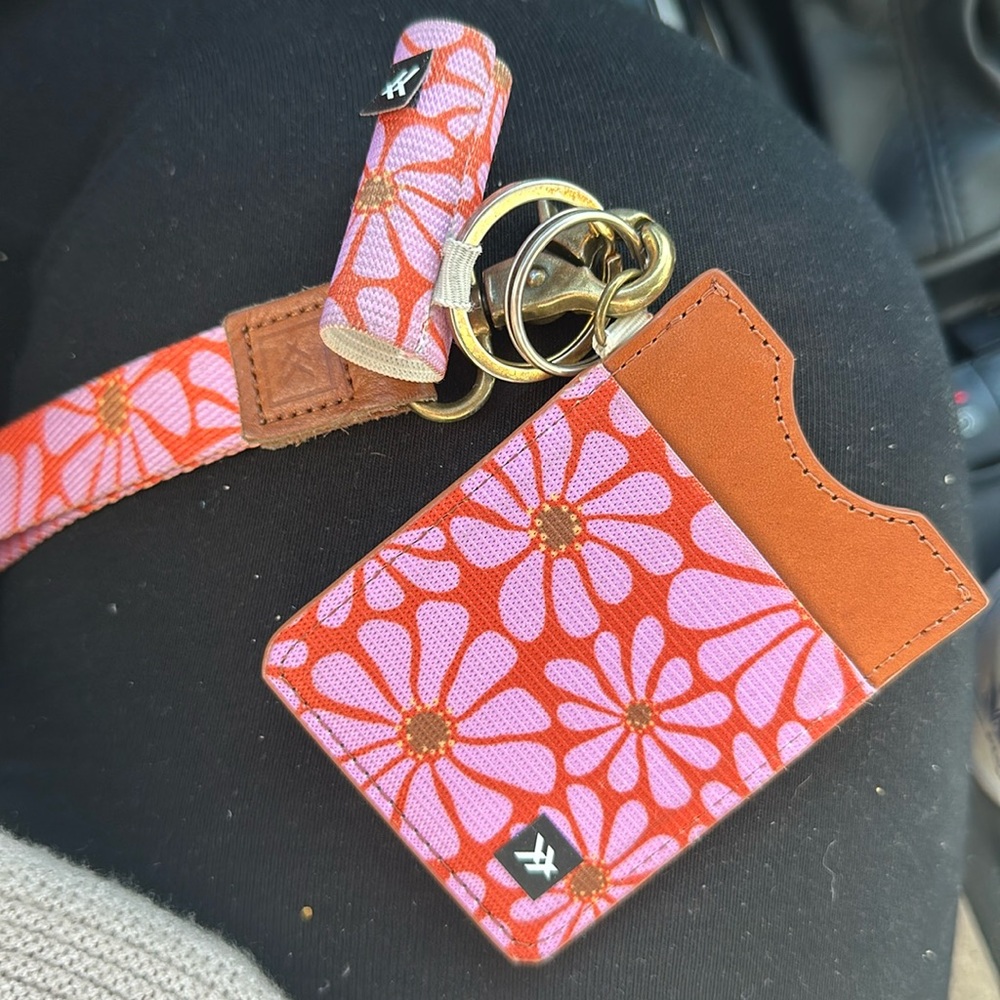 Threat Wallets keychain wristlet/ id wallet and chapstick holder (BUNDLE)